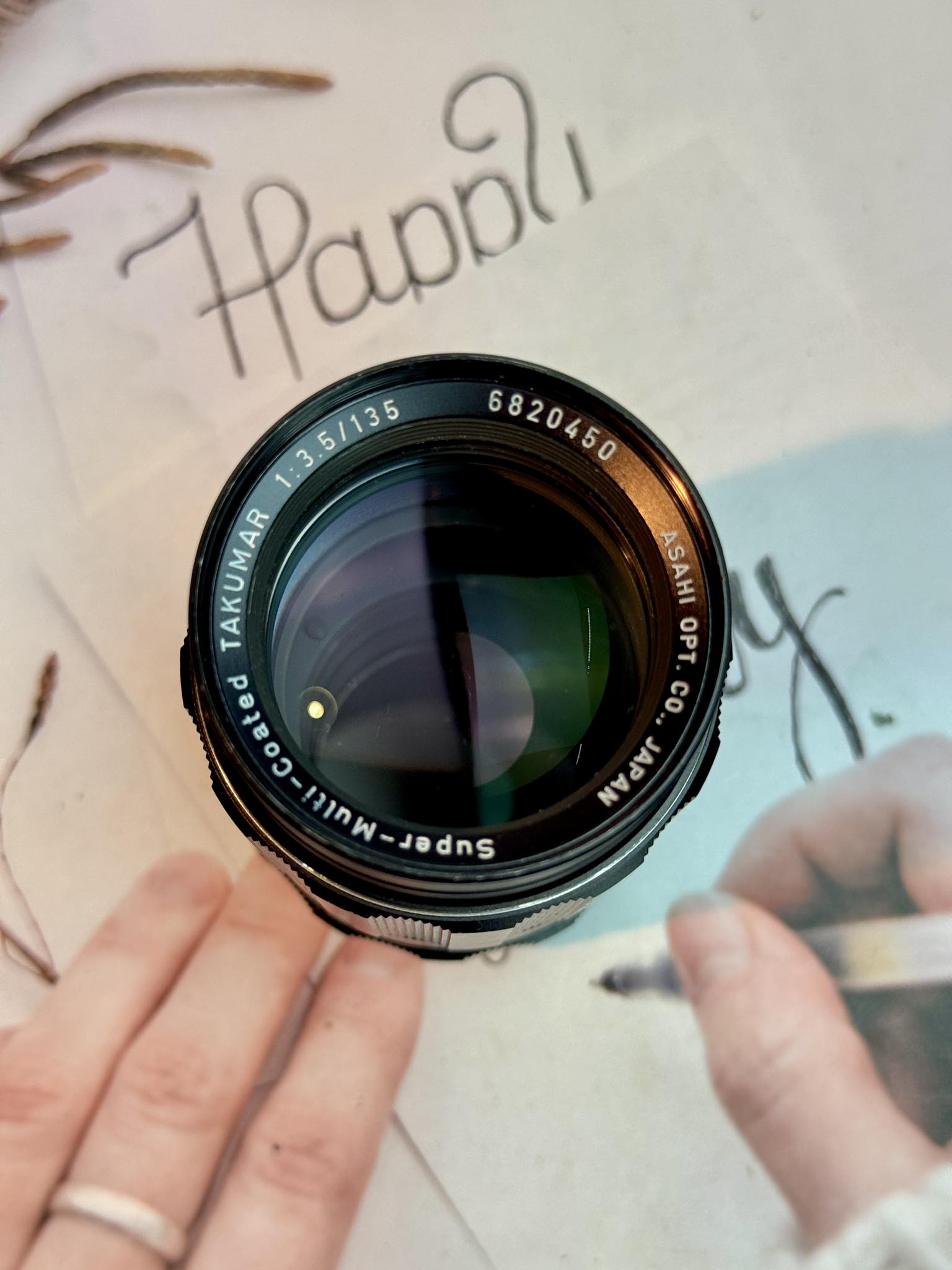 SUPER-MULTI COATED TAKUMAR 135MM.F3.5 M42 MOUNT