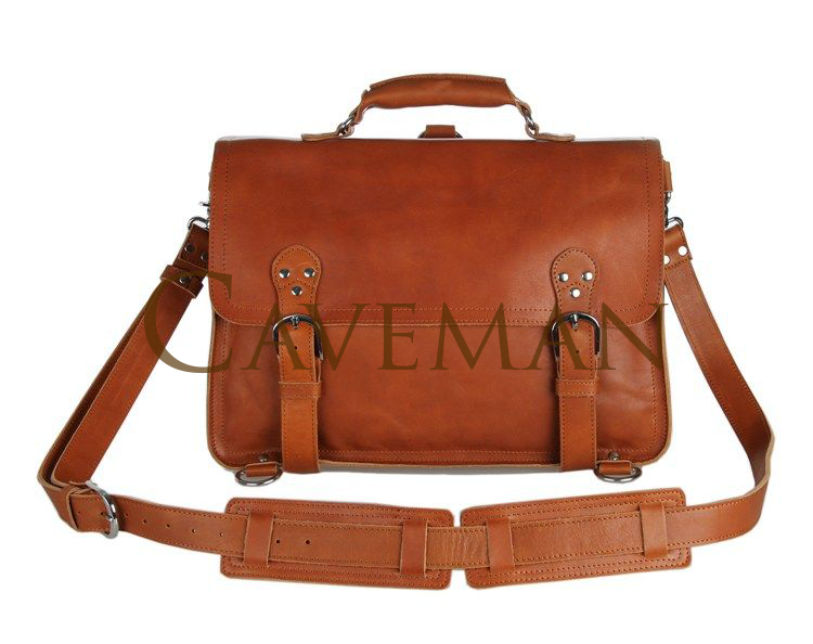 กระเป๋าเดินทางหนังแท้ สีน้ำตาล รุ่น TB-005B
