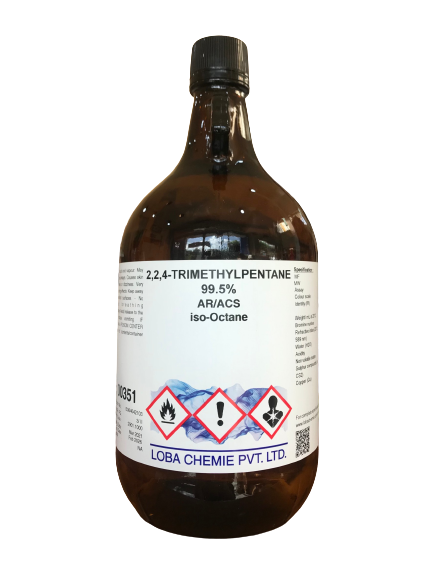 2,2,4 Trimethylpentane (Iso-Octane) 99.5%, AR/ACS 2.5 L. Loba Chemie™