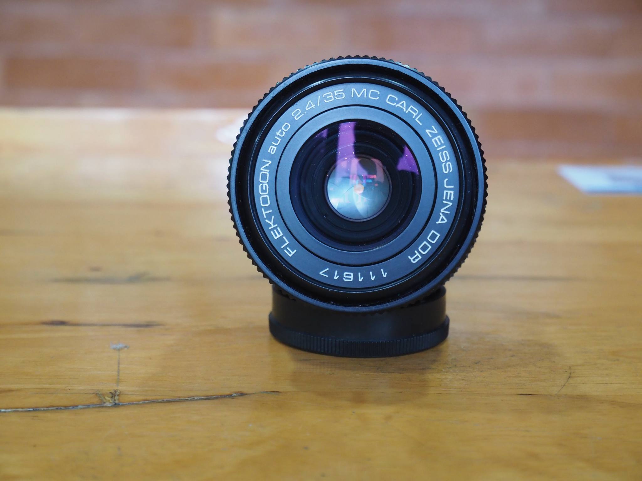 CARL ZEISS JENA DDR ELECTRIC MC FLEKTOGON 35MM.F2.4 M42 MOUNT