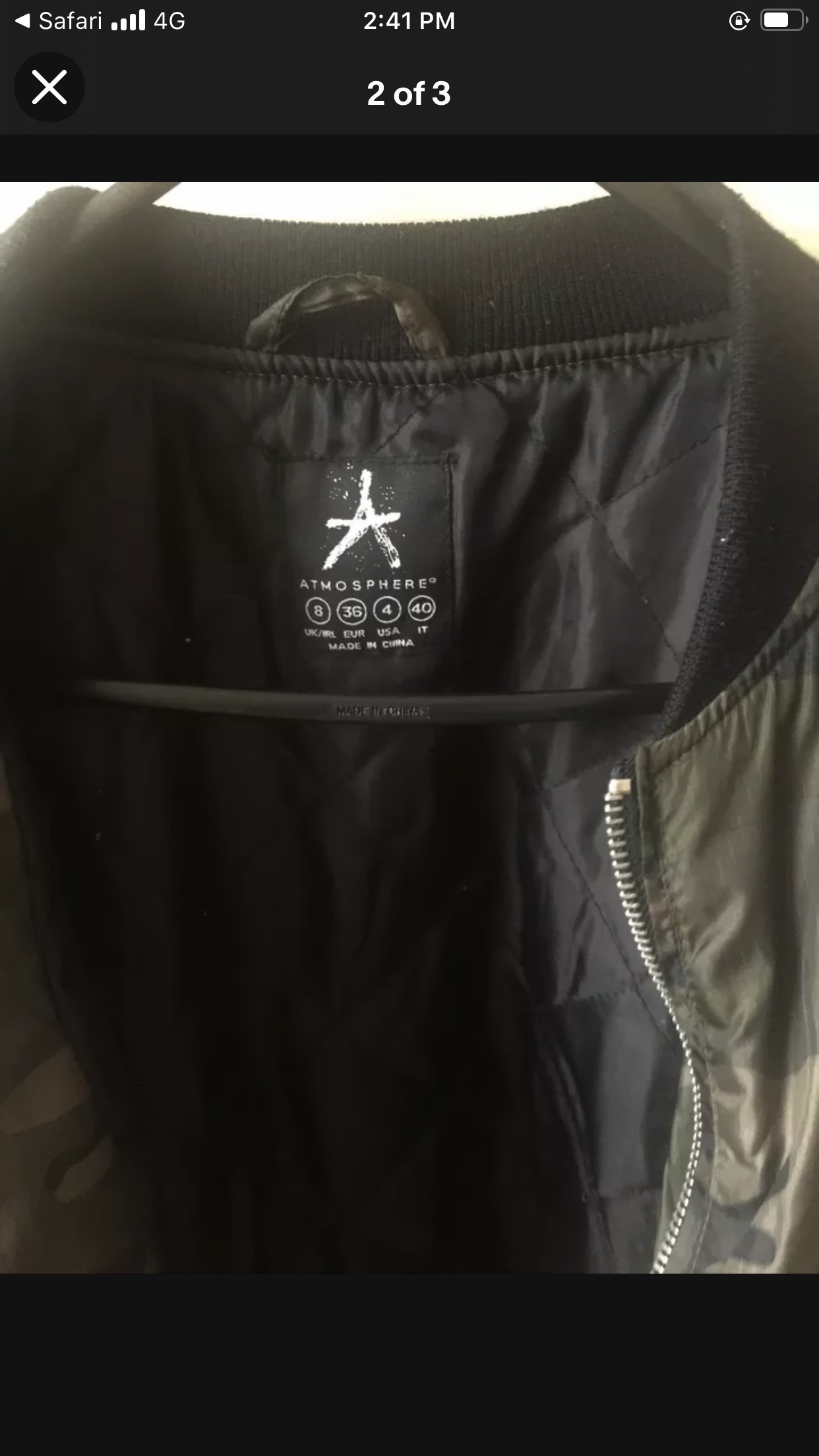 Atmosphere เสื้อนอกลายพราง ทหาร เสื้อแจ็คเก็ตลายพราง เสื้อนอก แนวทหาร แพทเทินสวย เท่ห์ มาก คะ สำเนา ลายพราง