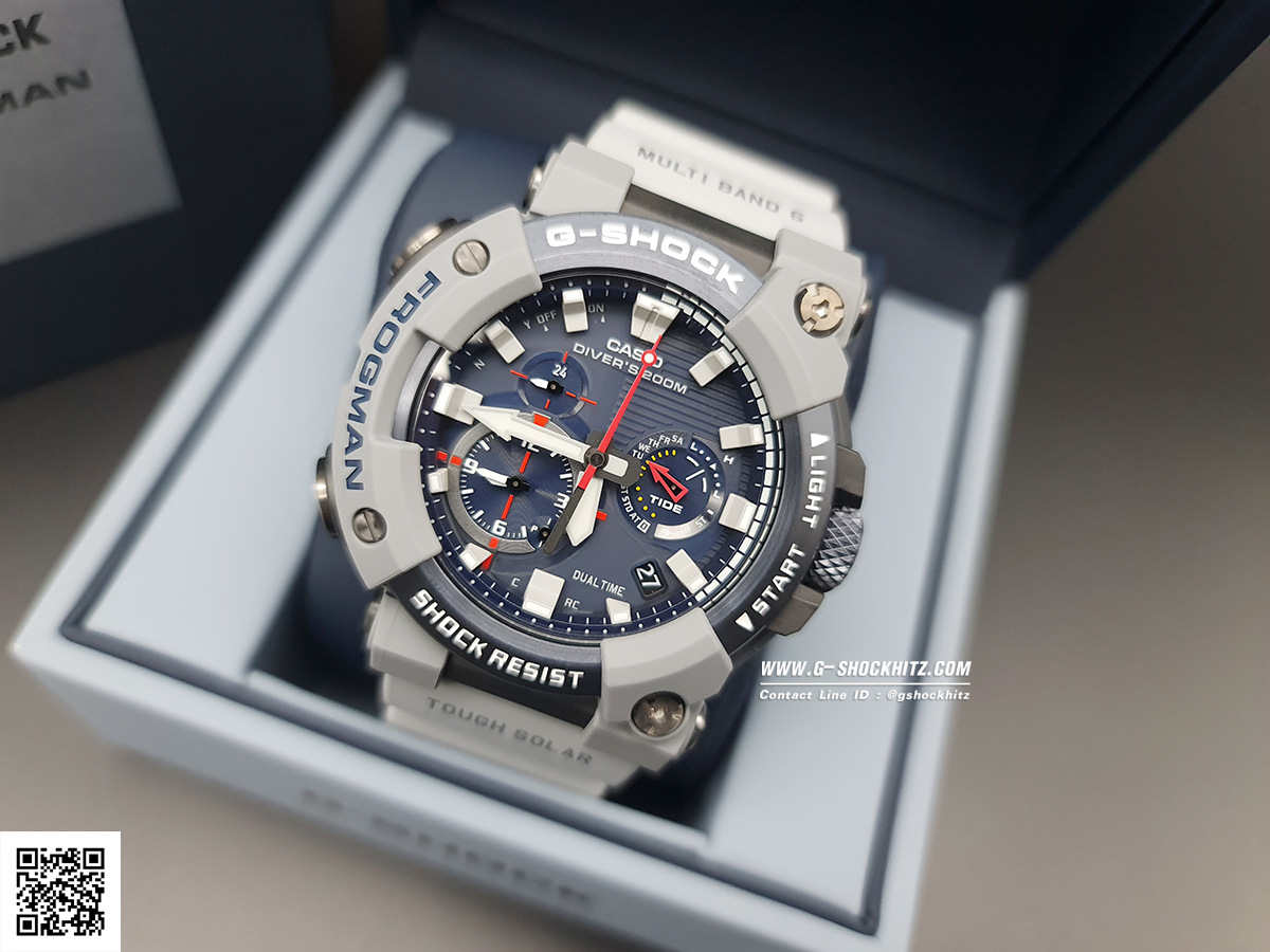 CASIO G-SHOCK นาฬิกาข้อมือ นาฬิกากันน้ำ นาฬิกาของแท้ ประกันศูนย์ CMG 1 ปี รุ่น GWF-A1000RN-8A นาฬิกาสีเทา