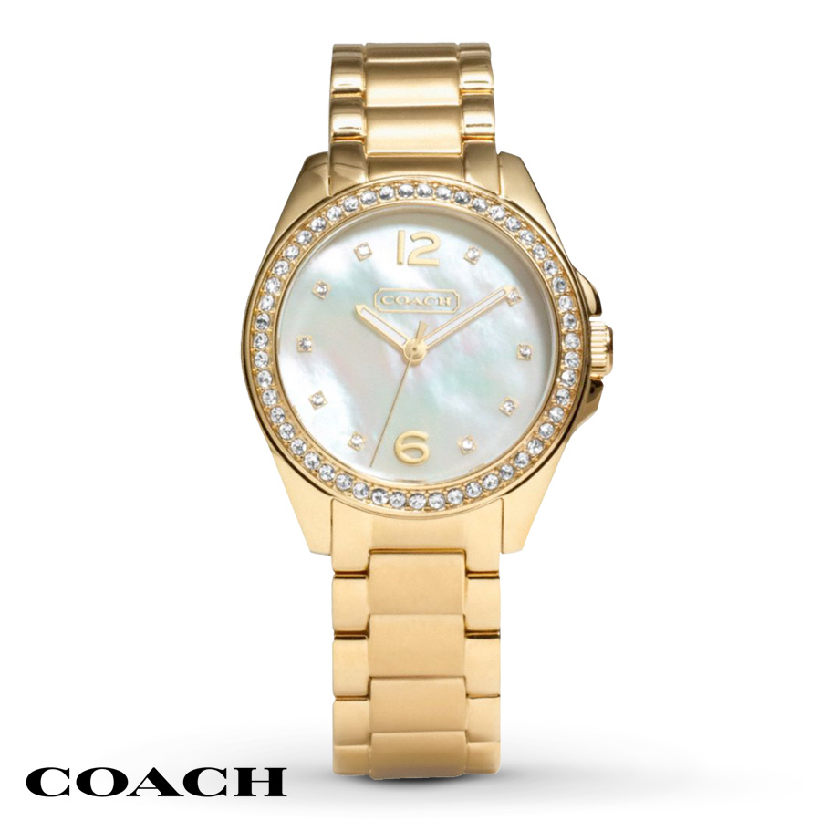 Coach 14501657 Ladies Tristen Yellow Steel Bracelet Watch