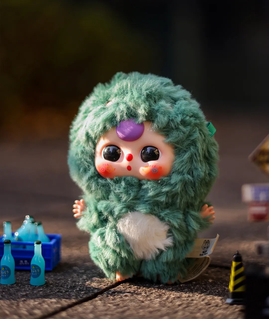 กล่องสุ่มBABY THREE LITTLE CUTIE พวงกุญแจเบบี้ทรีชุดนอนสัตว์มินิ Cute lucky bag