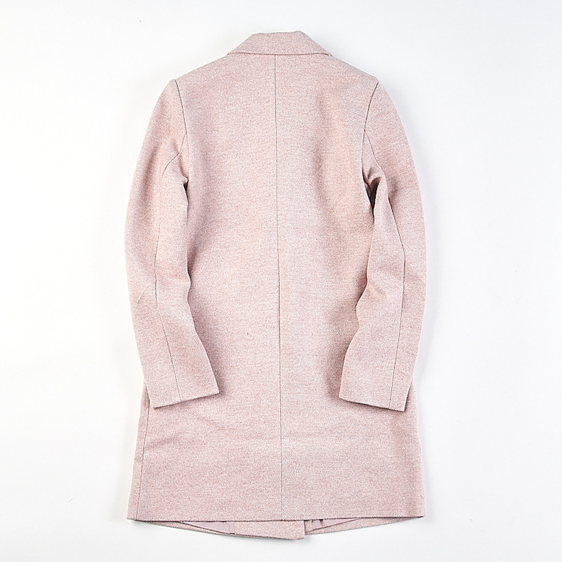 Love tree เสื้อโค้ทกันหนาว เสื้อกันหนาว overcoat โค้ทวูล สีcamel belt coat สีครีมเบจ แบรนด์ O'STIN Camel