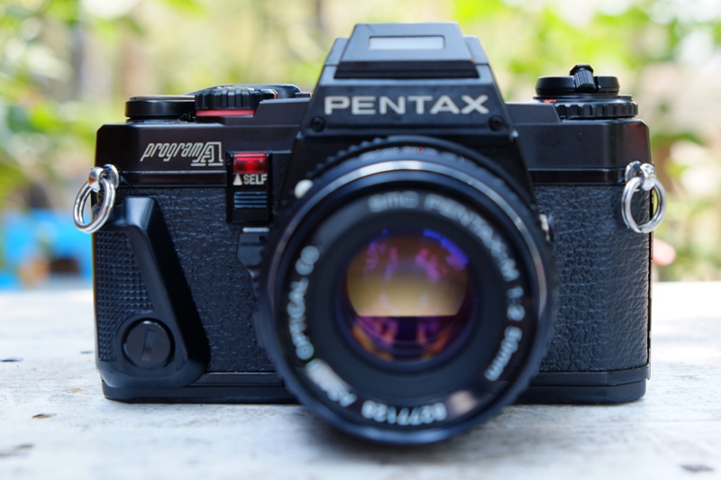 PENTAX PROGRAM A +SMC PENTAX-M 50MM.F2