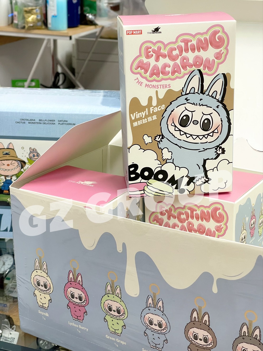 POP MART กล่องสุ่มLABUBU MACARON POP MART Macaron