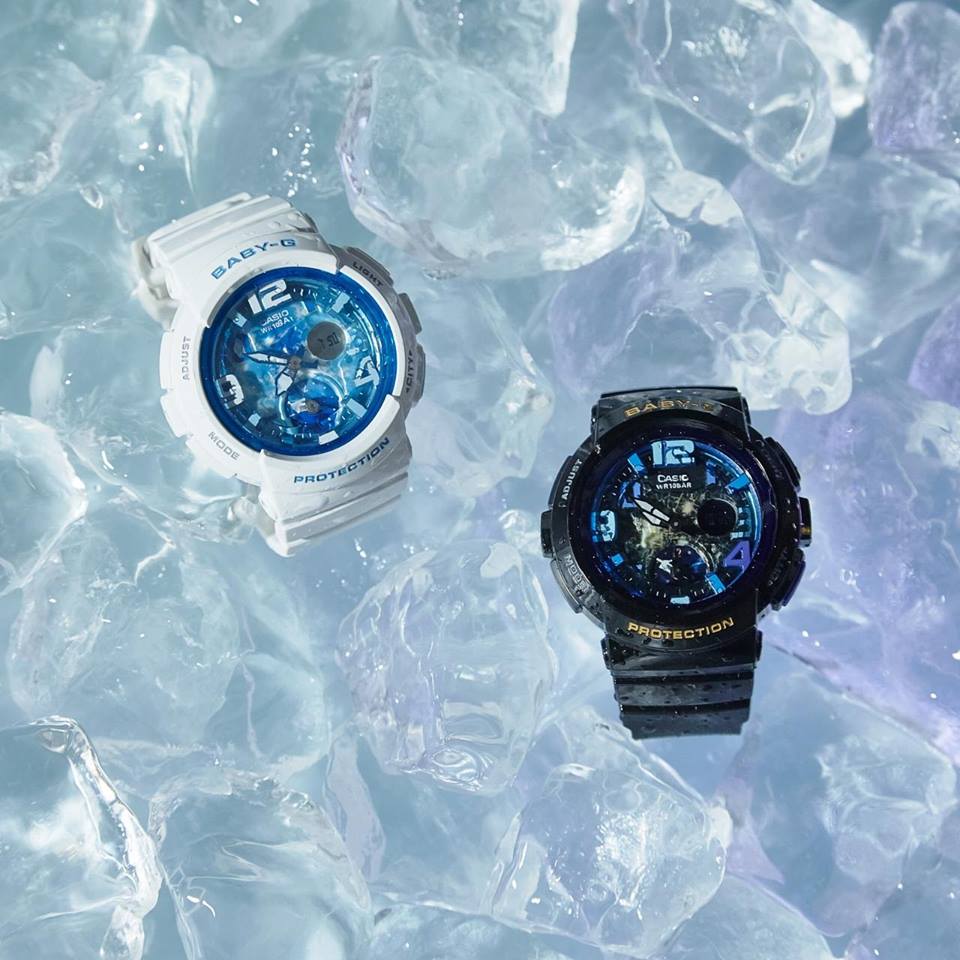 CASIO BABY-G นาฬิกาข้อมือ นาฬิกากันน้ำ นาฬิกาของแท้ ประกันศูนย์ CMG 1 ปี รุ่น BGA-190GL-7B นาฬิกาสีขาว