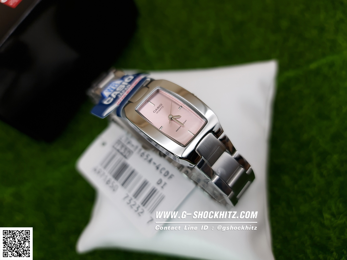 CASIO MID YEAR SALE นาฬิกาคาสิโอ พร้อมส่ง นาฬิกาข้อมือ นาฬิกากันน้ำ นาฬิกาของแท้ BTS ประกันศูนย์ CMG 1 ปี รุ่น LTP-1165A-4C นาฬิกาสีเงิน