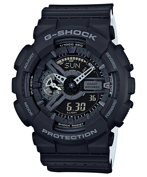 CASIO G-SHOCK นาฬิกาข้อมือ นาฬิกากันน้ำ นาฬิกาของแท้ ประกันศูนย์ CMG 1 ปี รุ่น GA-110LP-1A นาฬิกาสีดำ