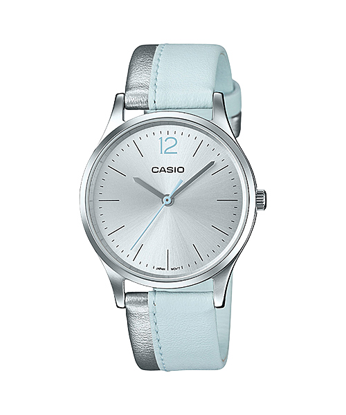 CASIO นาฬิกาคาสิโอ นาฬิกาข้อมือ นาฬิกากันน้ำ นาฬิกาของแท้ ประกันศูนย์ CMG 1 ปี รุ่น LTP-E133L-2B1 นาฬิกาสีฟ้า