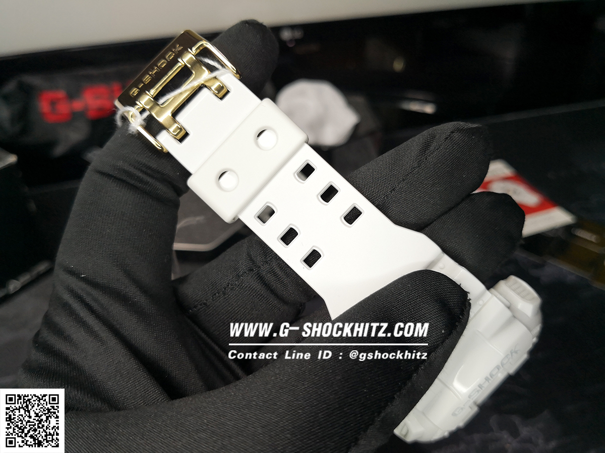 CASIO G-SHOCK นาฬิกาข้อมือ นาฬิกากันน้ำ นาฬิกาของแท้ ประกันศูนย์ CMG 1 ปี รุ่น GA-110DDR-7A นาฬิกาสีขาว