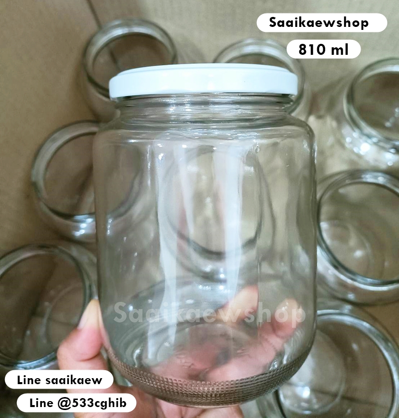 ขวดแก้ว 28 ออนซ์ กลมใหญ่ / 810 ml