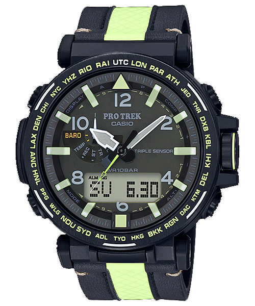 PROTREK นาฬิกา Casio ProTrek รุ่น PRG-650YL-3 ของแท้ ประกันศูนย์ 1 ปี PRG-650YL-3 นาฬิกาสีเขียว