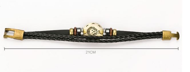 สร้อยข้อมือ สายหนังแท้ สร้อยข้อมือ ประจำราศี ดวงดาว ตาม ราศีเกิด สร้อยข้อมือ ของขวัญให้แฟน ดีไซน์ ตาม เดือนเกิด 892113