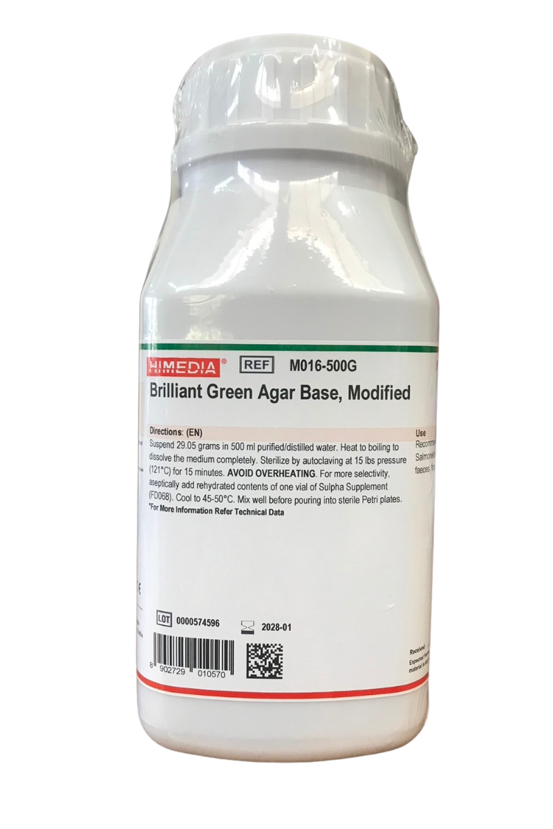 Brilliant Green Agar Base, Modified 500 g. Himedia®
