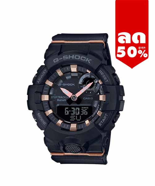 CASIO G-SHOCK นาฬิกาข้อมือ นาฬิกากันน้ำ นาฬิกาของแท้ ประกันศูนย์ CMG 1 ปี รุ่น GMA-B800-1A นาฬิกาสีดำ