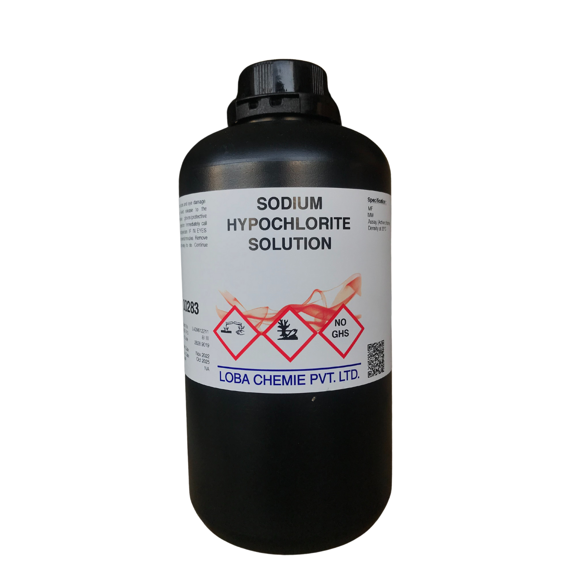 Sodium Hypochlorite Solution, Lab 1 L. Loba Chemie™