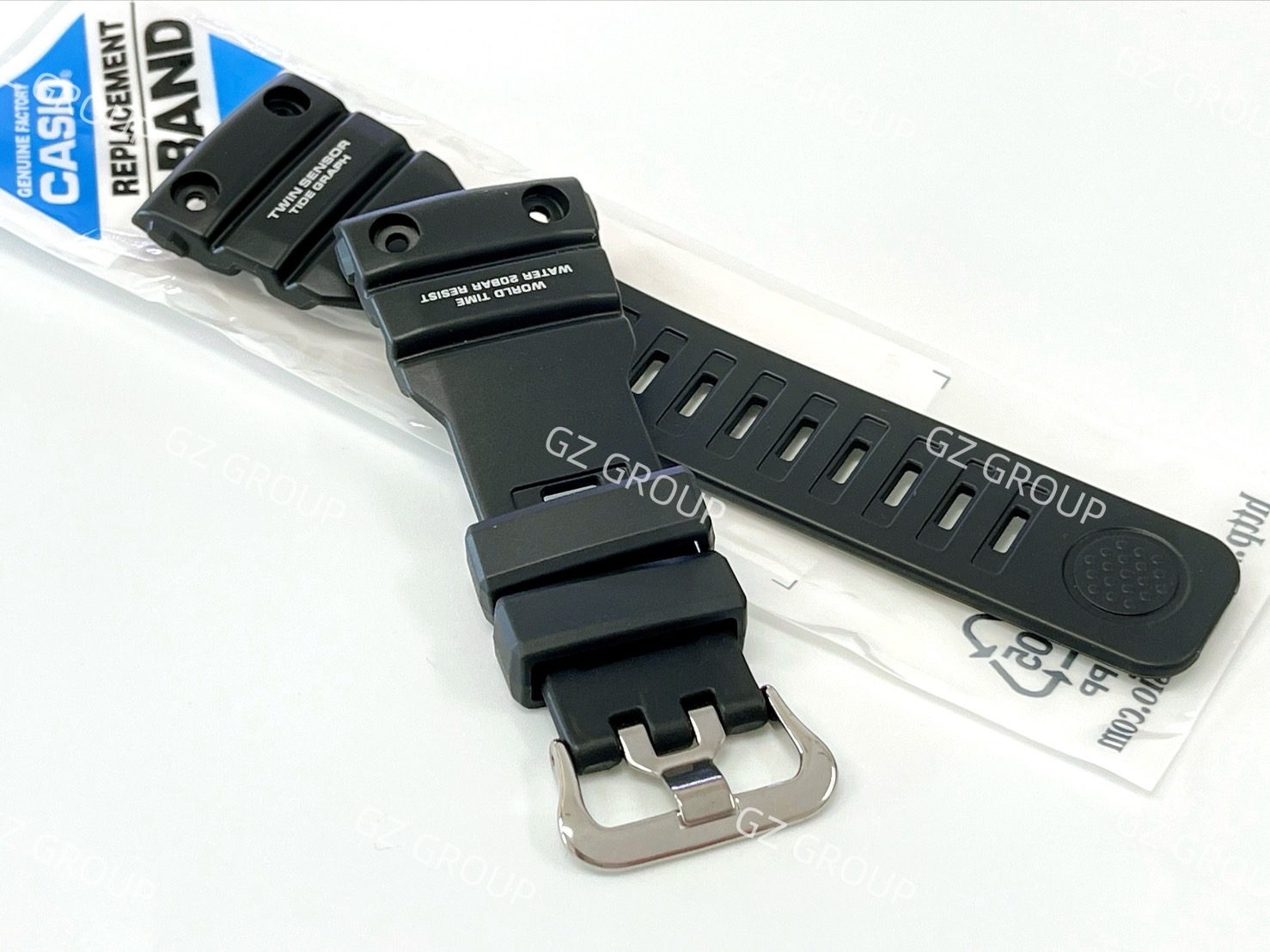 CASIO GENUINE FACTORY CASIO REPLACEMENT อะไหล่นาฬิกา G-SHOCK รุ่น GN-1000-1A กรอบสายสีดำ