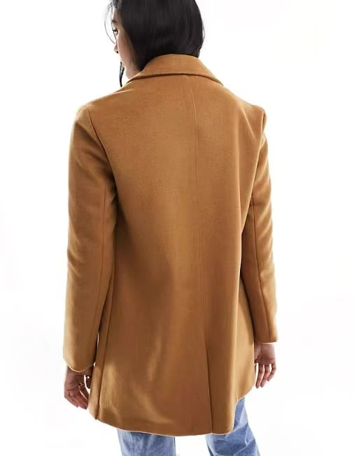 Love tree เสื้อโค้ทกันหนาว เสื้อกันหนาว overcoat โค้ทวูล สีcamel belt coat สีครีมเบจ แบรนด์ RIVER ISLAND Camel