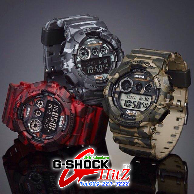 CASIO MID YEAR SALE G-SHOCK นาฬิกาข้อมือ นาฬิกากันน้ำ นาฬิกาของแท้ ประกันศูนย์ CMG 1 ปี รุ่น GD-120CM-5A นาฬิกาสีน้ำตาล