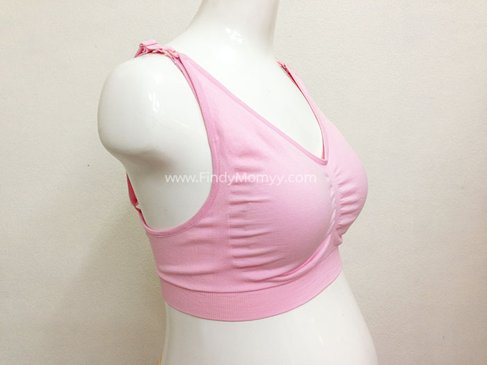 เสื้อในให้นม รุ่นสปอร์ต ผ้านิ่ม ยืดหยุ่นเยี่ยม สีชมพู มี3ไซส์ M, L, XL