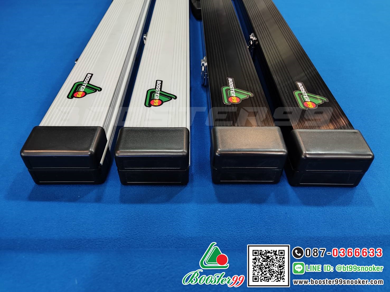 กล่อง ไม้คิว ท่อนเดียว 2ช่อง อลูมิเนียม ทั้งใบ รุ่นB *พิเศษ ฟองน้ำ รุ่นใหม่ (ราคาต่อ 1ใบ)