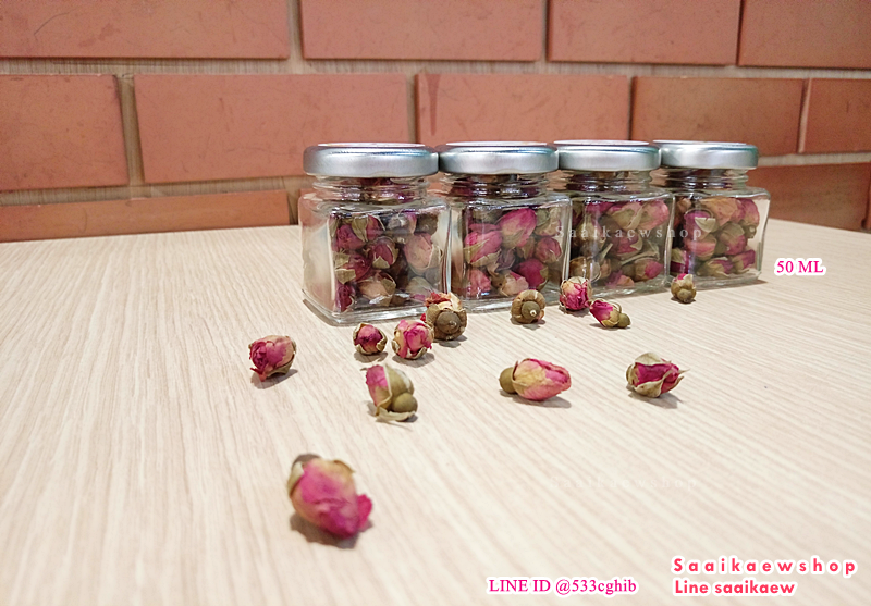 ขวดแก้วสี่เหลี่ยม 50 ml.