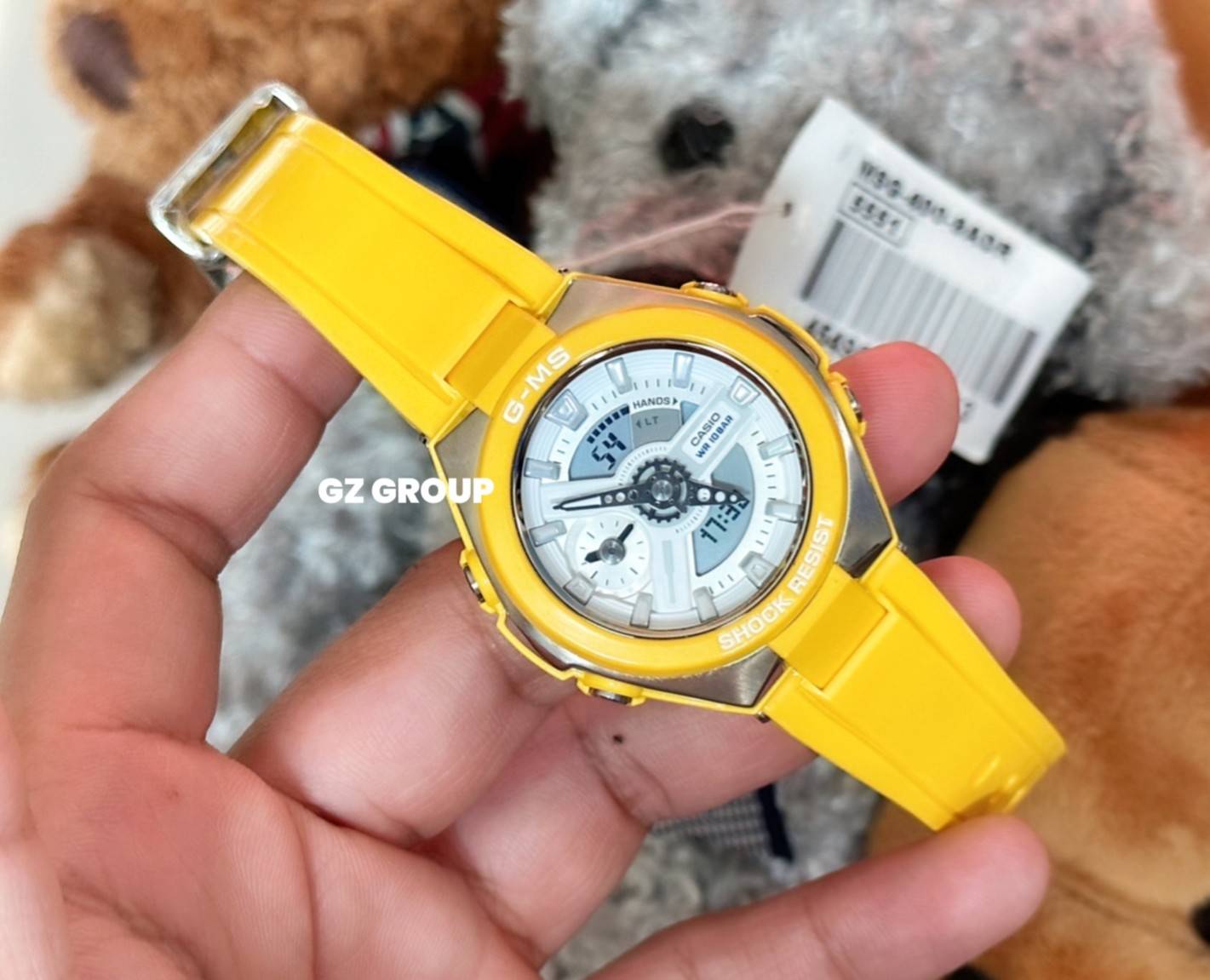 CASIO MID YEAR SALE G-MS พร้อมส่ง นาฬิกาข้อมือ นาฬิกากันน้ำ นาฬิกาของแท้ ประกันศูนย์ CMG 1 ปี รุ่น MSG-400-9A นาฬิกาสีเหลือง