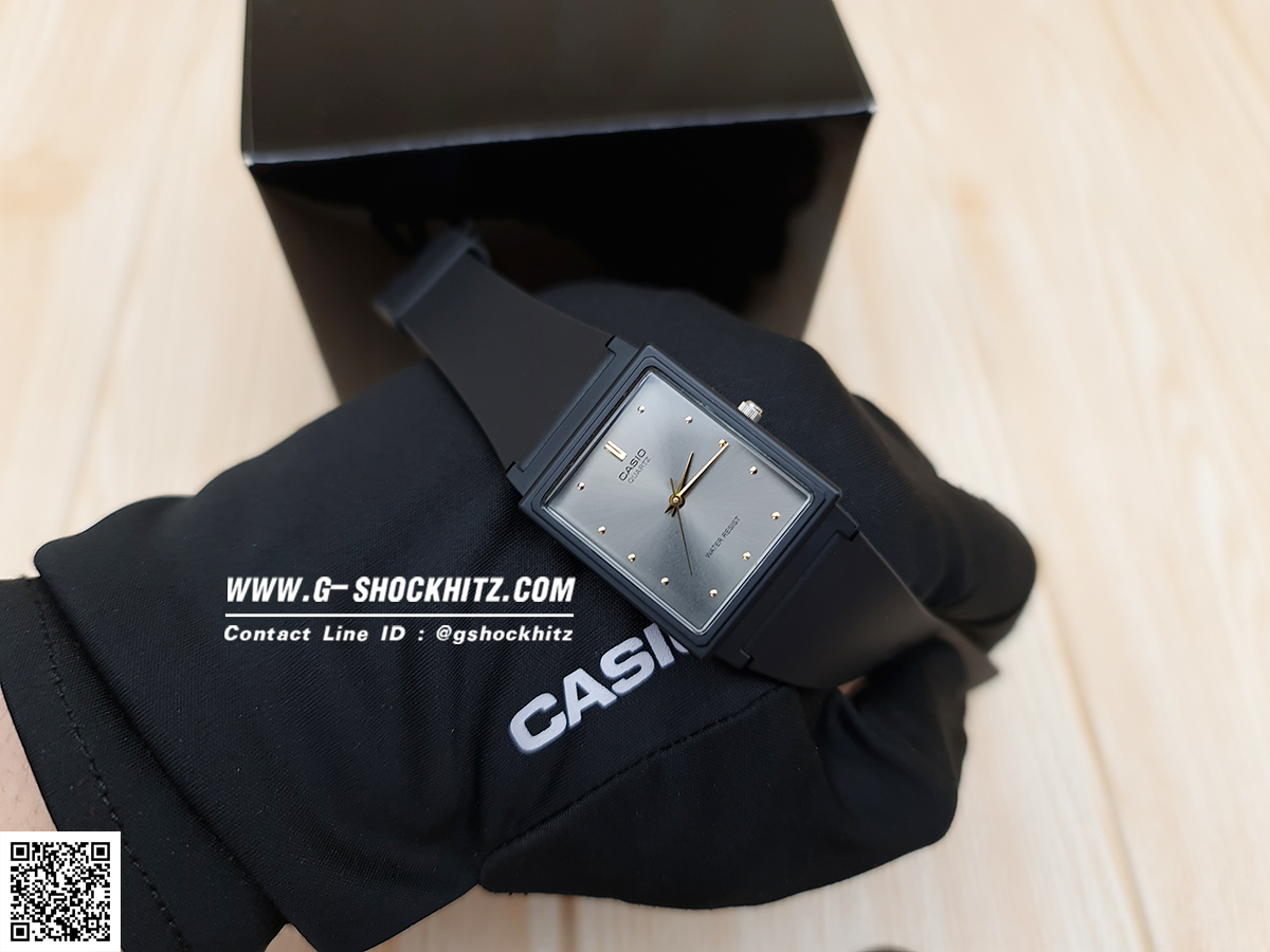 CASIO MID YEAR SALE นาฬิกาคาสิโอ พร้อมส่ง นาฬิกาข้อมือ นาฬิกากันน้ำ นาฬิกาของแท้ BTS ประกันศูนย์ CMG 1 ปี รุ่น MQ-38-8A นาฬิกาสีดำ