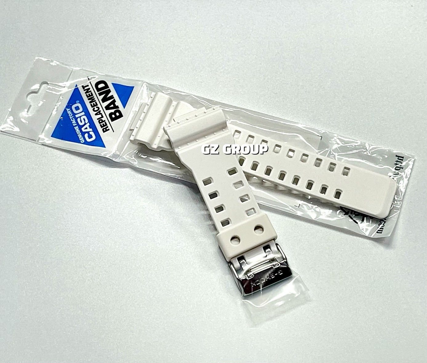 CASIO GENUINE FACTORY CASIO REPLACEMENT อะไหล่นาฬิกา G-SHOCK รุ่น GA-110C-7 กรอบสายสีขาว