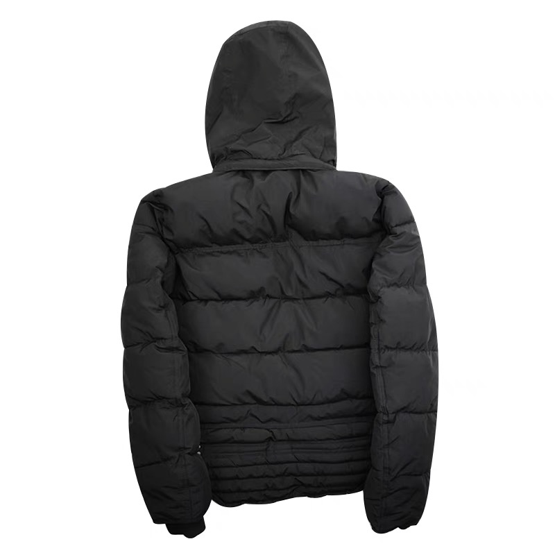 เสื้อกันหนาว เสื้อฮู้ดเฟอร์ บุนวมอุ่น สีขาว แบรนด์ SMOG (padded puffer coat ขาว