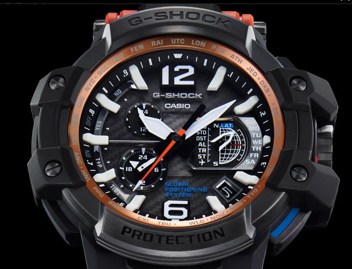 CASIO G-SHOCK นาฬิกาข้อมือ นาฬิกากันน้ำ นาฬิกาของแท้ ประกันศูนย์ CMG 1 ปี รุ่น GPW-1000-4A นาฬิกาสีดำ