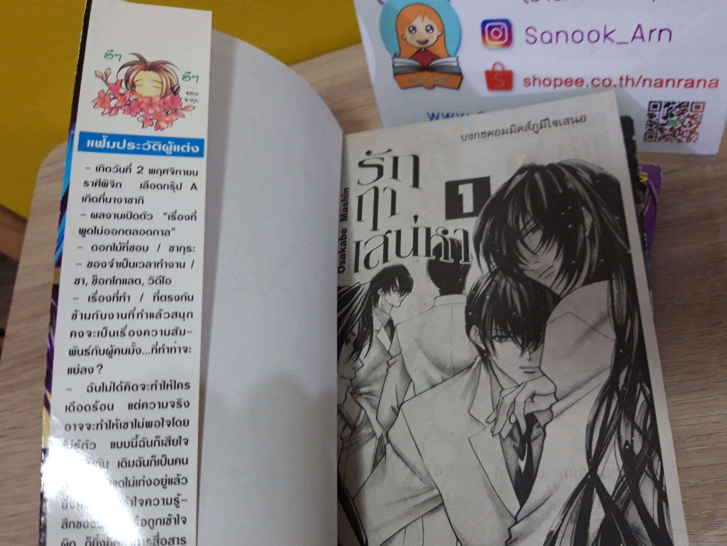 รักฤาเสน่หา 1-4 ไม่จบ (* ขาดเล่ม 5) / Osakabe Mashin
