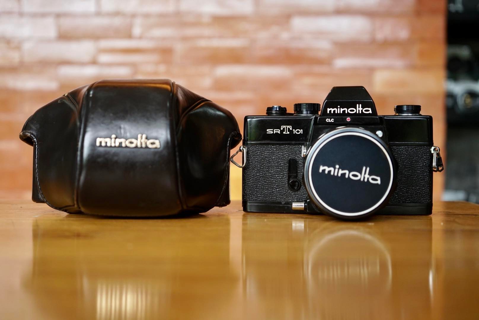 MINOLTA SRT101(BLACK BODY) MINOLTA MC ROKKOR-PF 58MM.F1.4