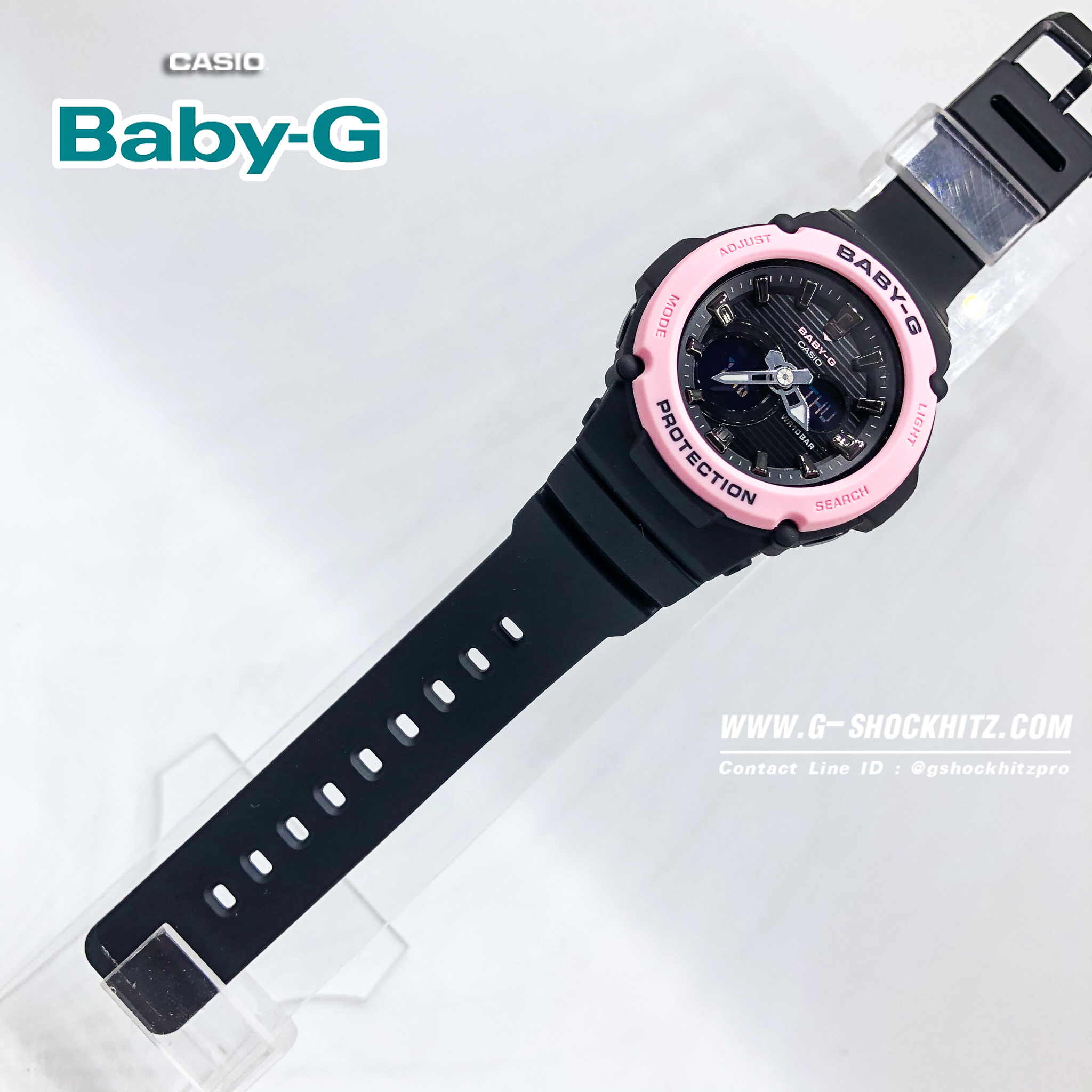 CASIO BABY-G นาฬิกาข้อมือ นาฬิกากันน้ำ นาฬิกาของแท้ ประกันศูนย์ CMG 1 ปี รุ่น BGA-270-1A นาฬิกาสีดำ