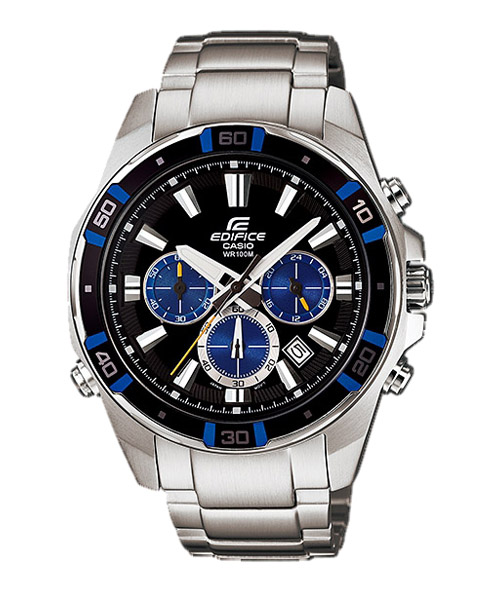 CASIO EDIFICE นาฬิกาข้อมือ นาฬิกากันน้ำ นาฬิกาของแท้ ประกันศูนย์ CMG 1 ปี รุ่น EFR-534D-1A2 นาฬิกาสีเงิน