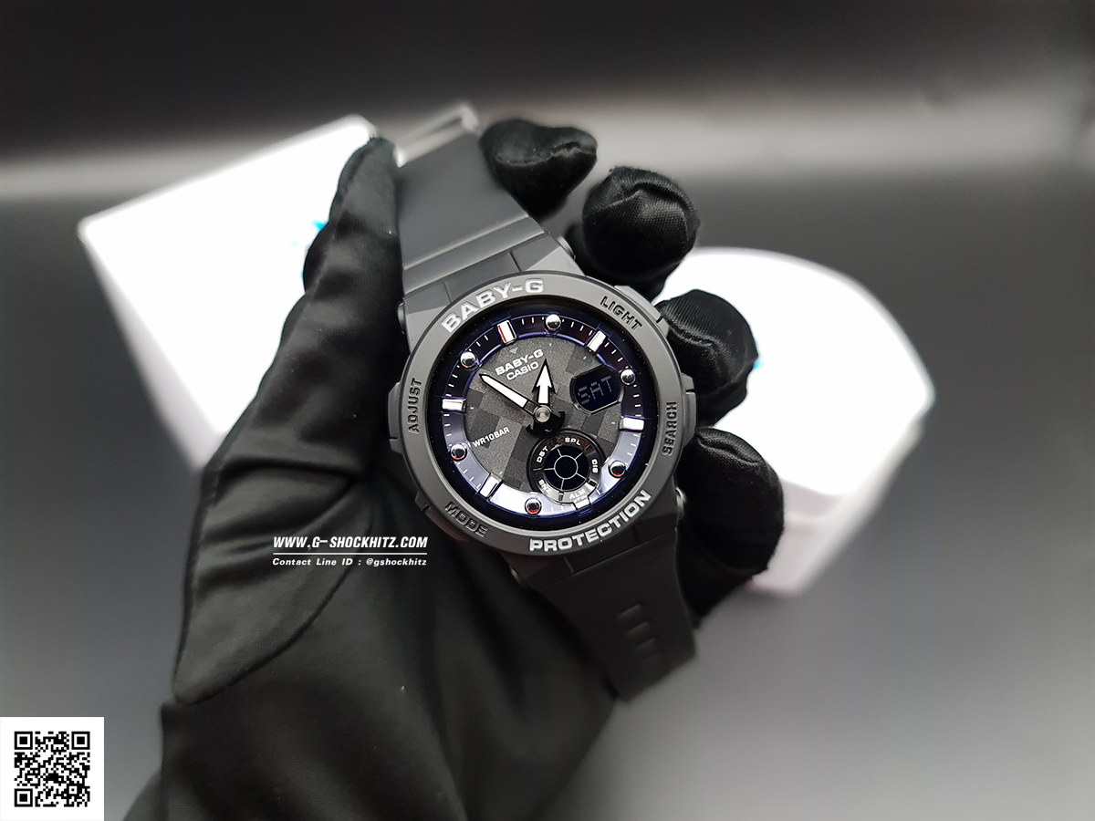 CASIO BABY-G นาฬิกาข้อมือ นาฬิกากันน้ำ นาฬิกาของแท้ ประกันศูนย์ CMG 1 ปี รุ่น BGA-250-1A นาฬิกาสีดำ