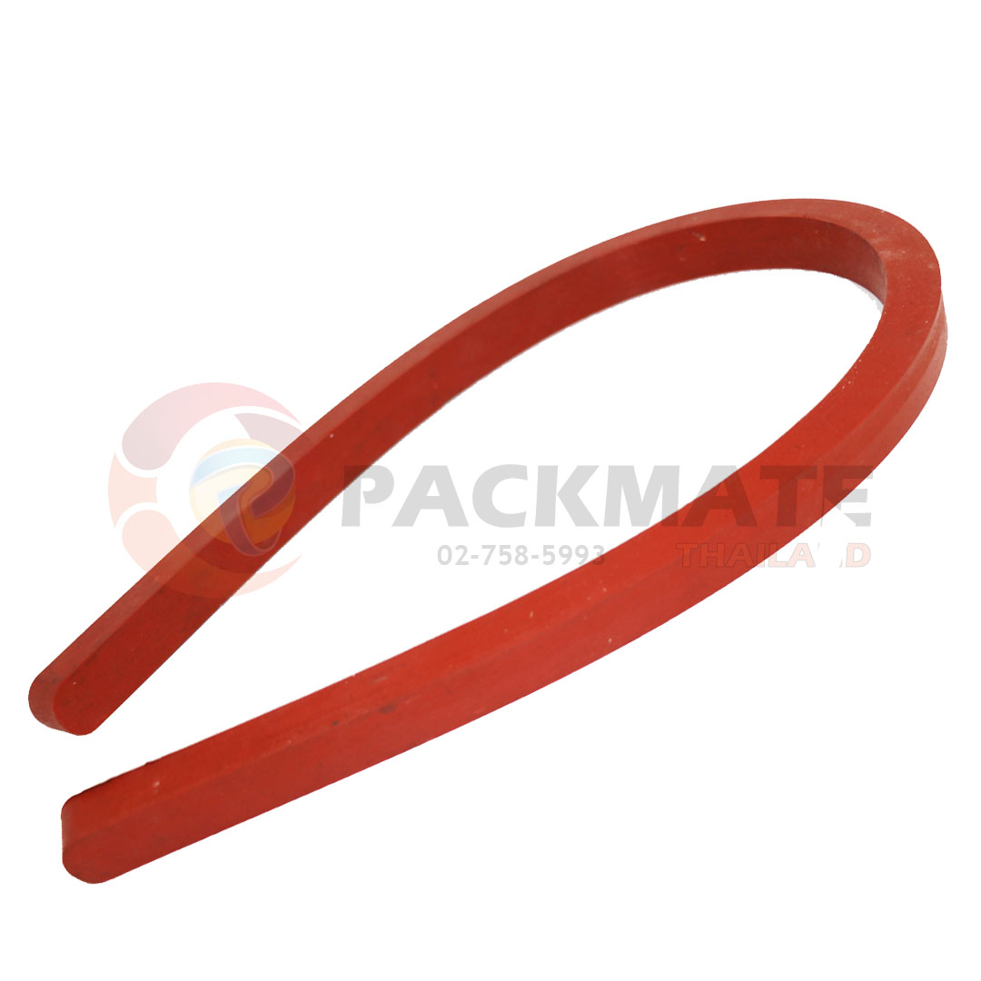 ยางรองแพ็คโหล (สีแดง)