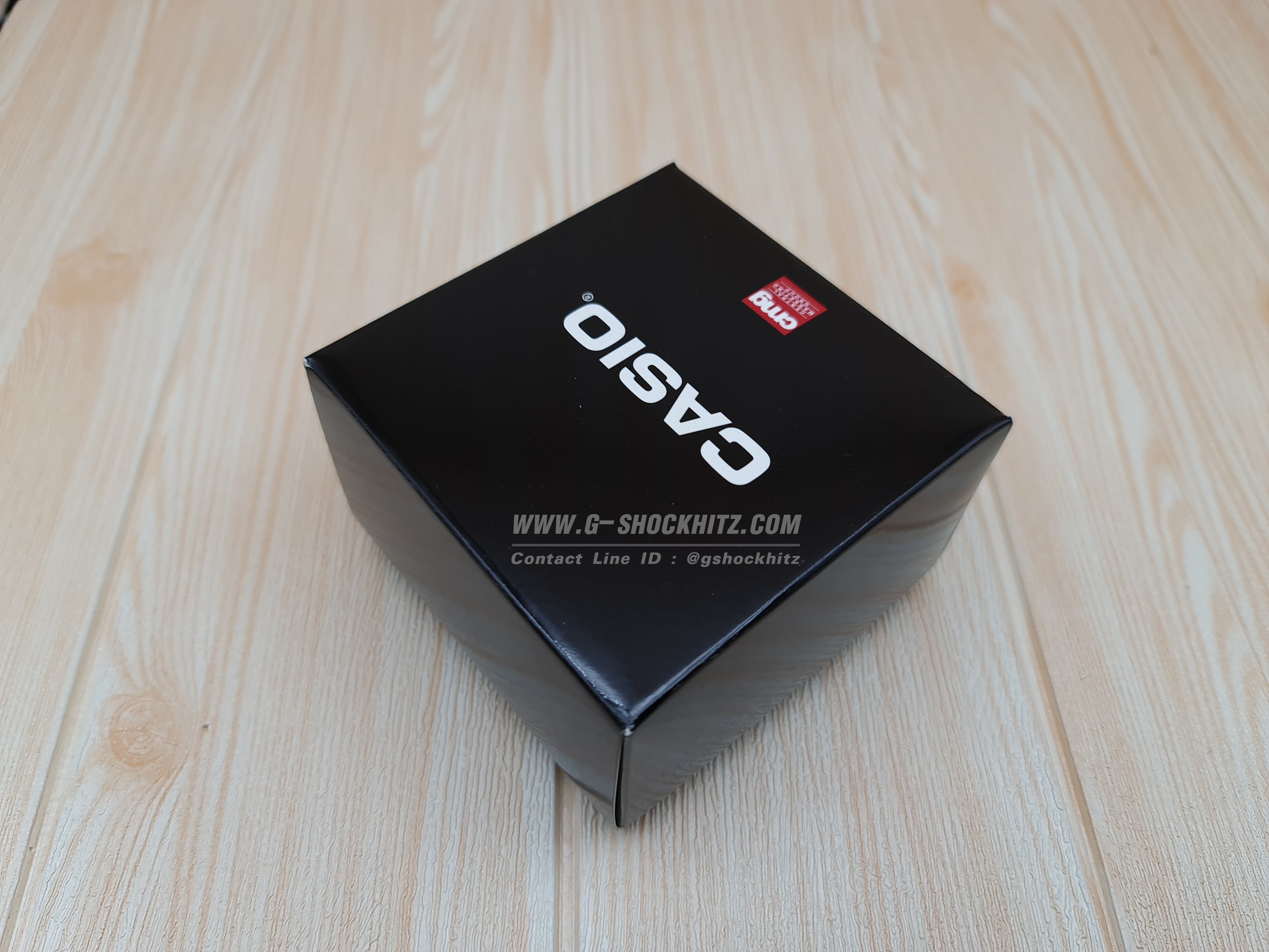 CASIO กล่องกระดาษใส่นาฬิกาCASIOฝาบนมีหมอน คาสิโอ กล่องนาฬิกาข้อมือ กล่องนาฬิกาของแท้ กล่องนาฬิกาสีดำ