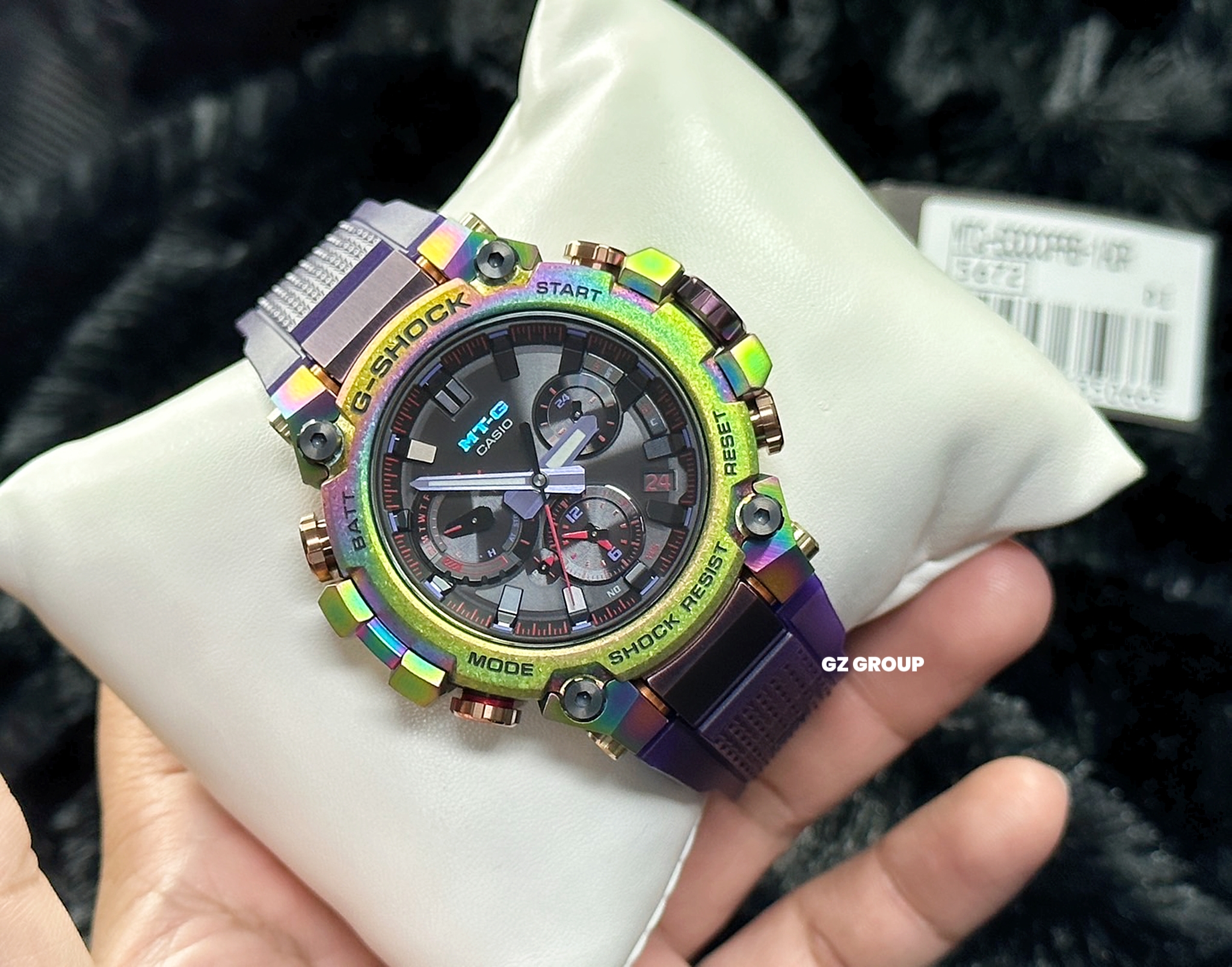 CASIO G-SHOCK นาฬิกาข้อมือ นาฬิกากันน้ำ นาฬิกาของแท้ ประกันศูนย์ CMG 1 ปี รุ่น MTG-B3000PRB-1A นาฬิกาสีดำ