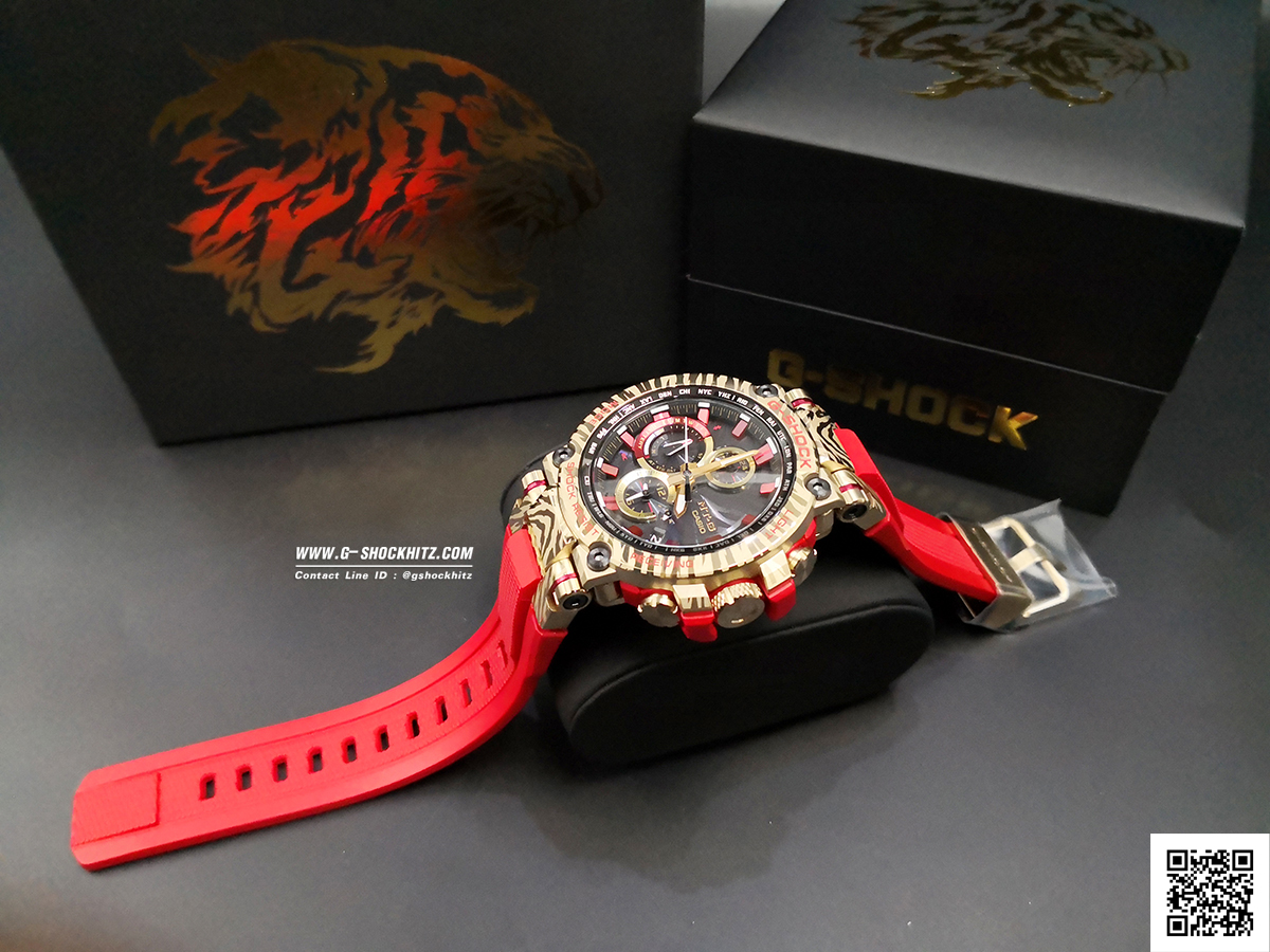 CASIO G-SHOCK นาฬิกาข้อมือ นาฬิกากันน้ำ นาฬิกาของแท้ ประกันศูนย์ CMG 1 ปี รุ่น MTG-B1000CX-4A นาฬิกาสีแดง