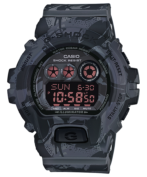 CASIO G-SHOCK นาฬิกาข้อมือ นาฬิกากันน้ำ นาฬิกาของแท้ ประกันศูนย์ CMG 1 ปี รุ่น GD-X6900MC-1 นาฬิกาสีดำ