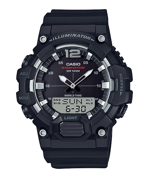 CASIO นาฬิกาคาสิโอ นาฬิกาข้อมือ นาฬิกากันน้ำ นาฬิกาของแท้ ประกันศูนย์ CMG 1 ปี รุ่น HDC-700-1A นาฬิกาสีดำ
