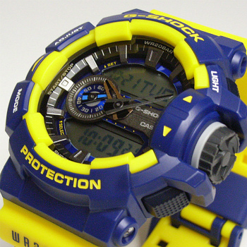 CASIO G-SHOCK นาฬิกาข้อมือ นาฬิกากันน้ำ นาฬิกาของแท้ ประกันศูนย์ CMG 1 ปี รุ่น GA-400-9B นาฬิกาสีเหลือง