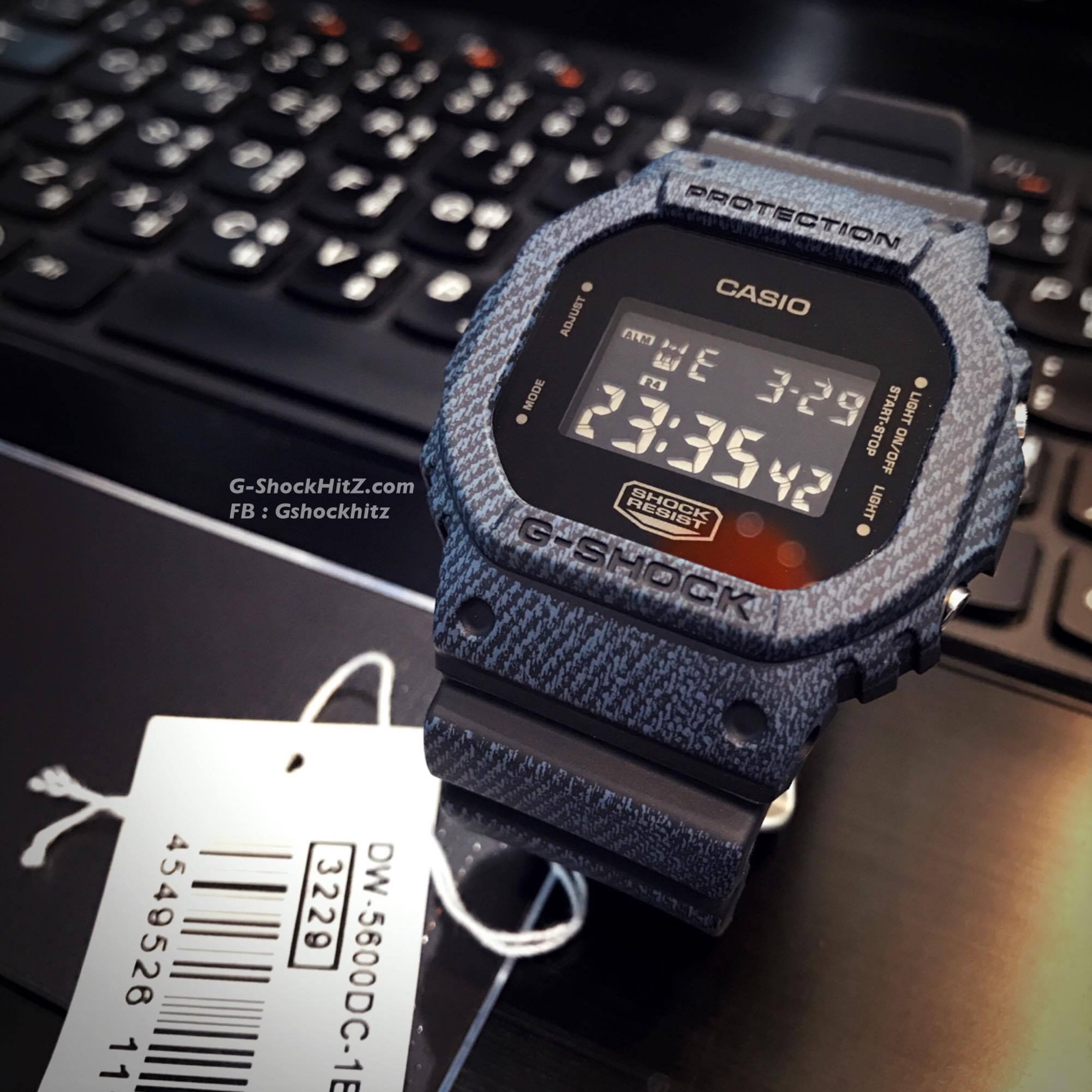 CASIO G-SHOCK นาฬิกาข้อมือ นาฬิกากันน้ำ นาฬิกาของแท้ ประกันศูนย์ CMG 1 ปี รุ่น DW-5600DC-1D นาฬิกาสีดำ