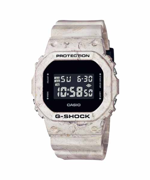 CASIO MID YEAR SALE G-SHOCK นาฬิกาข้อมือ นาฬิกากันน้ำ นาฬิกาของแท้ ประกันศูนย์ CMG 1 ปี รุ่น DW-5600WM-5D นาฬิกาสีน้ำตาล