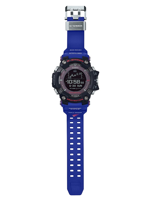 CASIO G-SHOCK นาฬิกาข้อมือ นาฬิกากันน้ำ นาฬิกาของแท้ ประกันศูนย์ CMG 1 ปี รุ่น GPR-B1000TLC-1D นาฬิกาสีดำน้ำเงิน