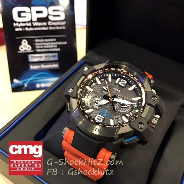 CASIO G-SHOCK นาฬิกาข้อมือ นาฬิกากันน้ำ นาฬิกาของแท้ ประกันศูนย์ CMG 1 ปี รุ่น GPW-1000-4A นาฬิกาสีดำ