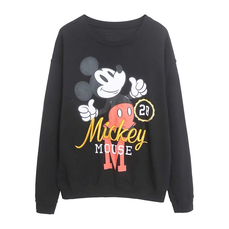 เสื้อฮู้ด วอร์ม สเวตเตอร์ Disney เสื้อมิคกี้ mickey Vintage แขนยาว สีดำ ลายการ์ตูนมิคกี้ งาน DISNEYงานสวย มาก สำเนา สำเนา สำเนา สำเนา สำเนา สำเนา สำเนา สำเนา ดำ